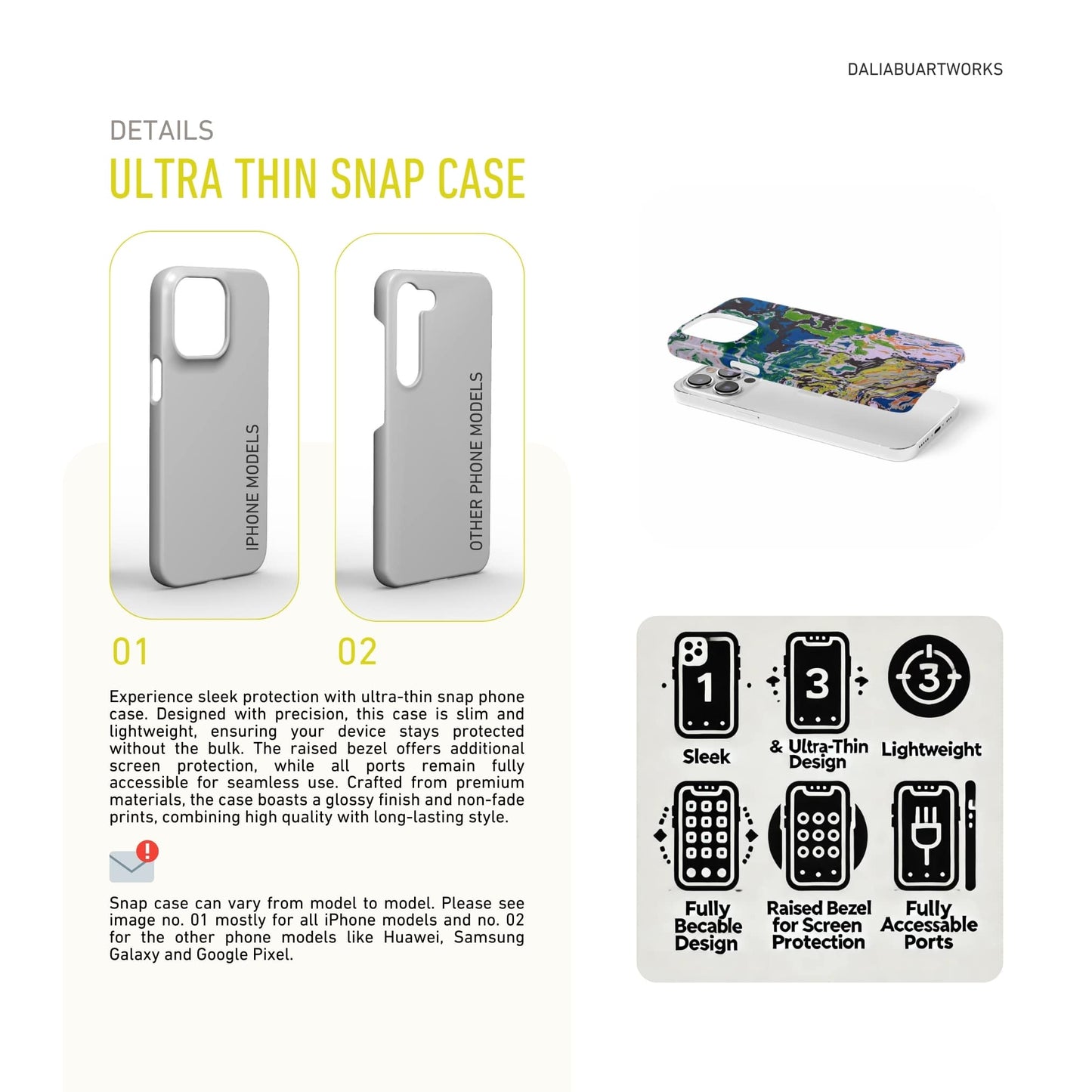 Vivid Mirage Snap Phone Case