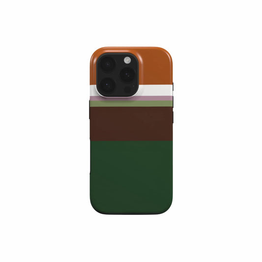 Color Blocks Forest Tough Phone Case