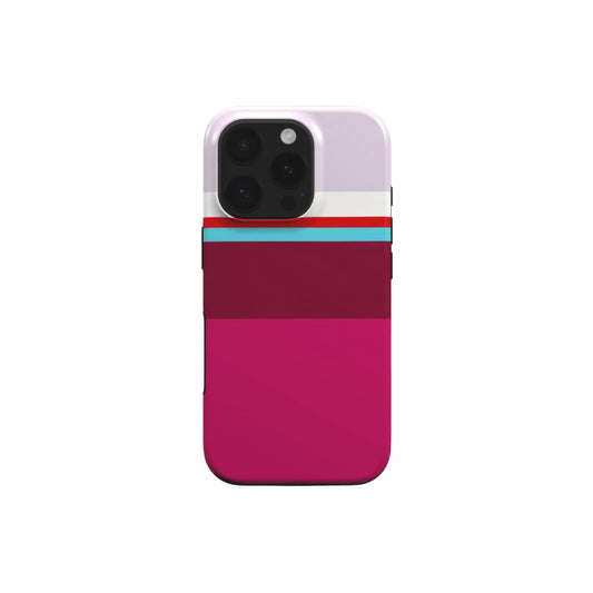 Color Blocks Fuchsia Tough Phone Case