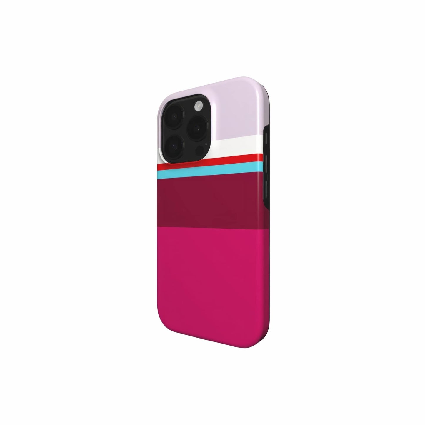 Color Blocks Fuchsia Tough Phone Case