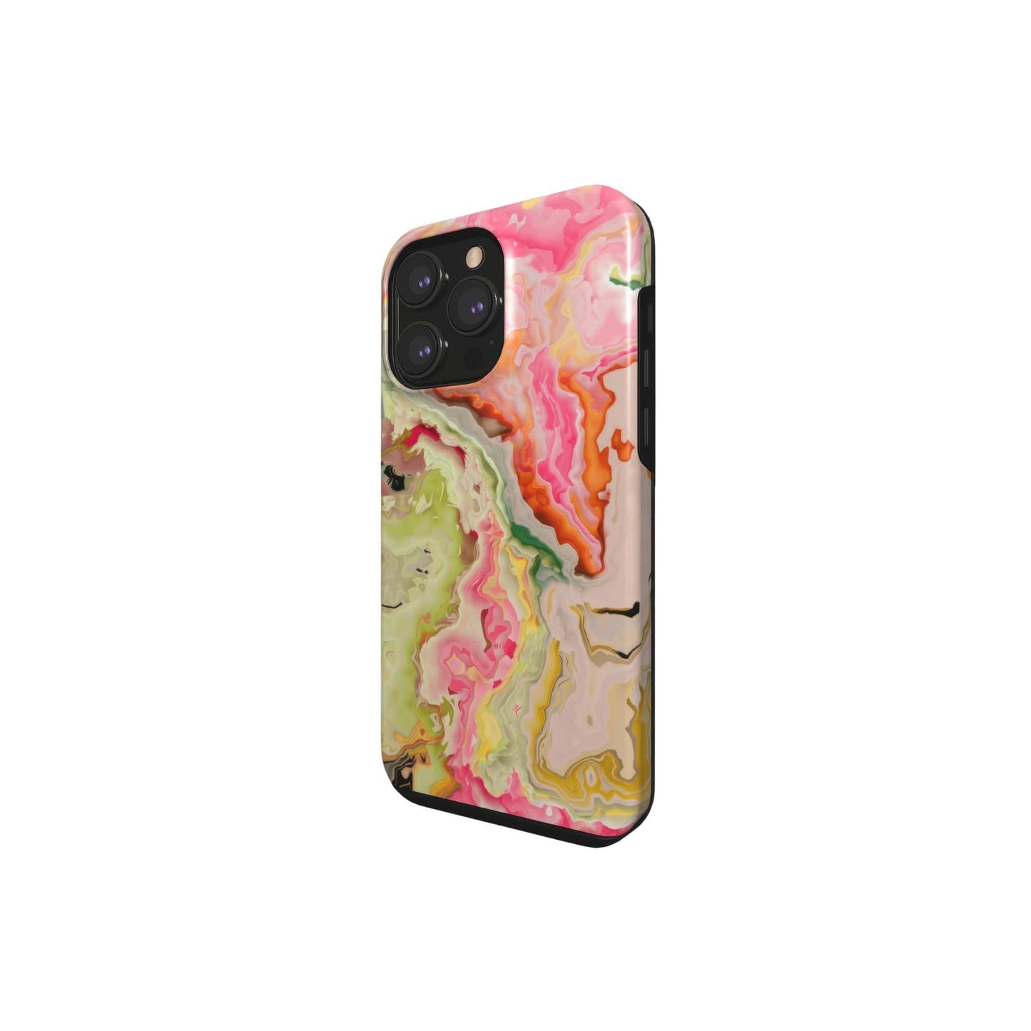 Neon Pink Light Tough Phone Case