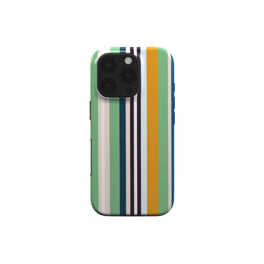 Parallel Flow Mint Tough Phone Case