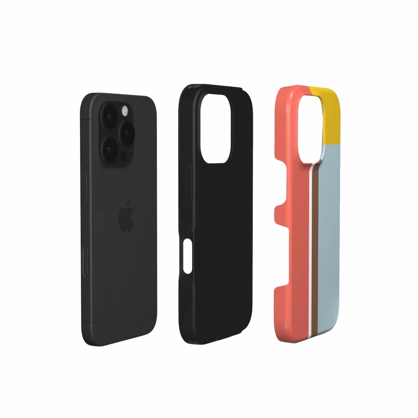 Retro Stripes Red Tough Phone Case