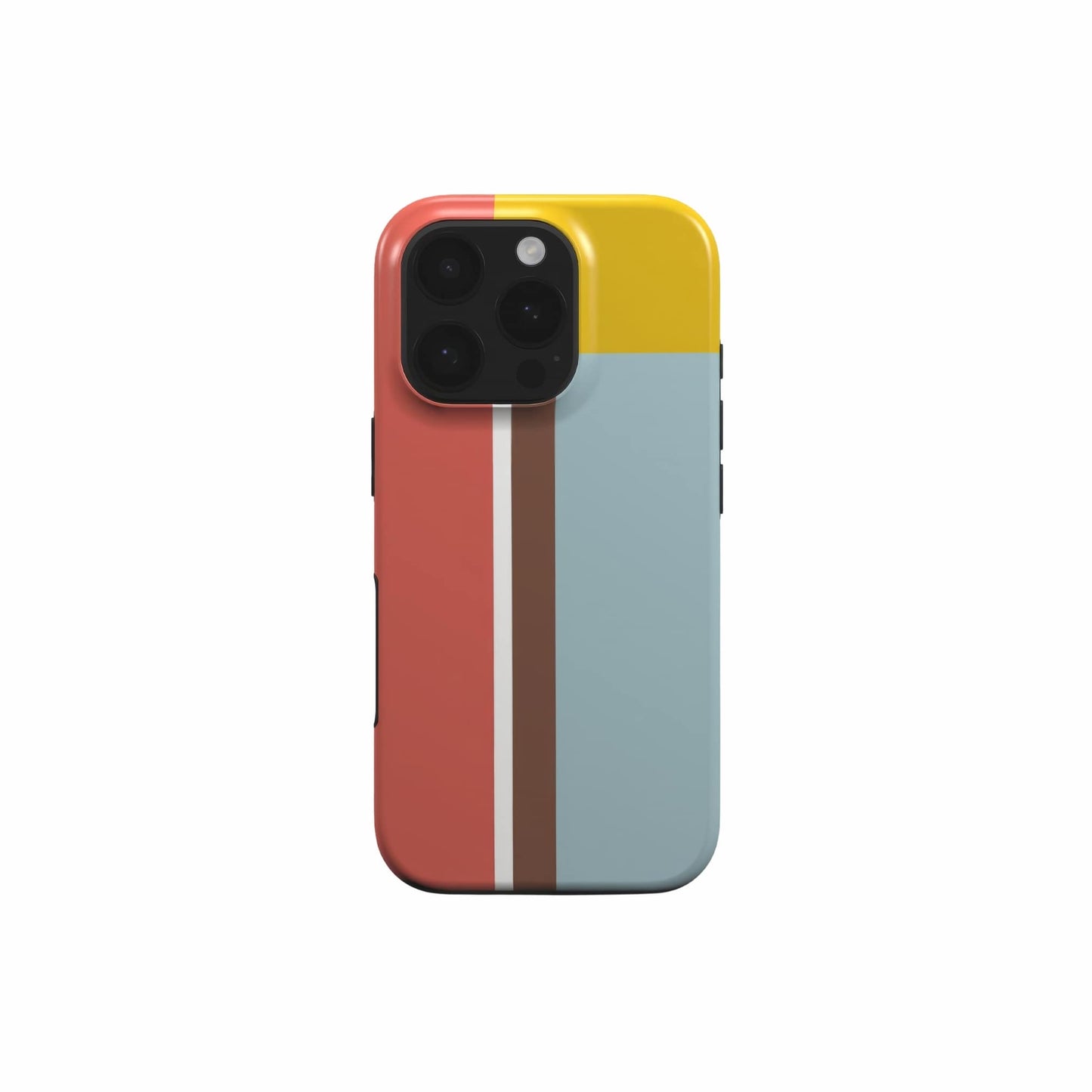 Retro Stripes Red Tough Phone Case