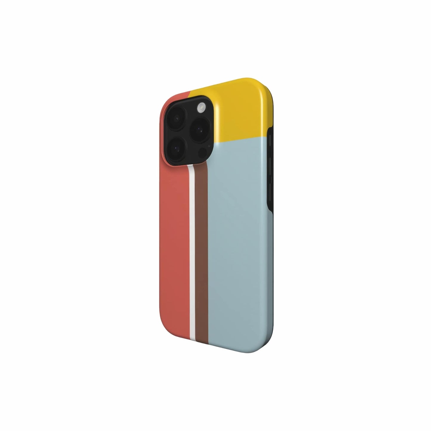 Retro Stripes Red Tough Phone Case
