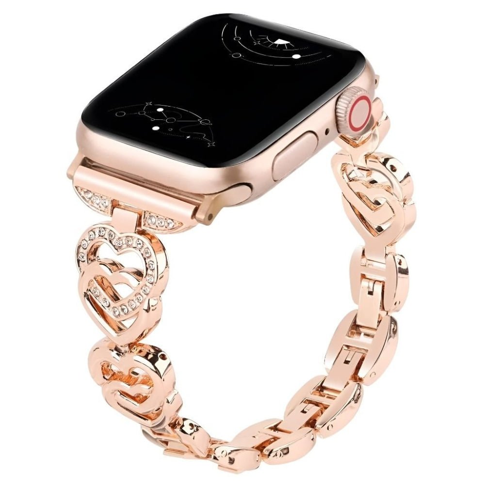 Venustus Heart Link Stainless Steel Band